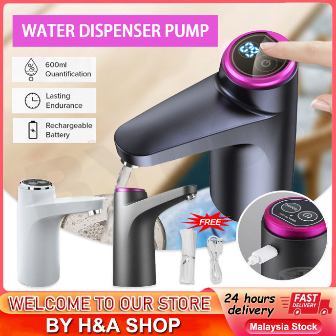 Universal Electric Bottle Spritzer Water Dispenser Water Pump USB Charging Automatic Water Bottle Pump Dispenser Water