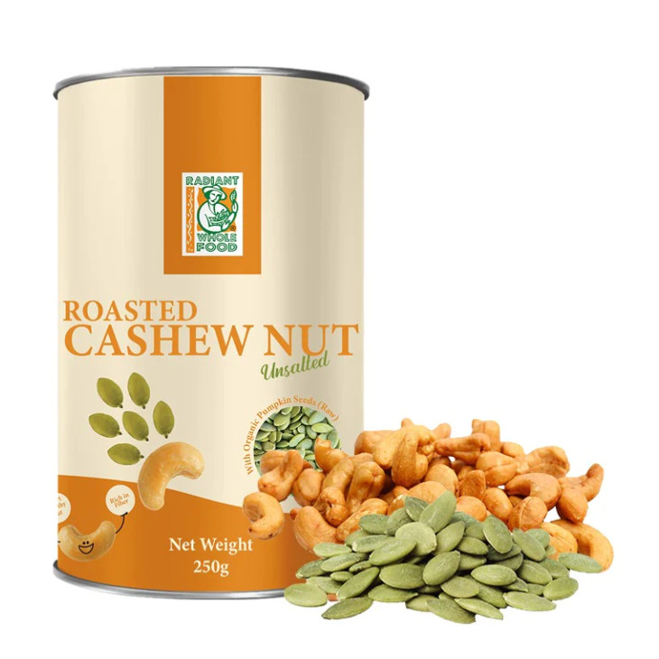 Roasted Cashewnut Organic Pumpkin Seeds 250G