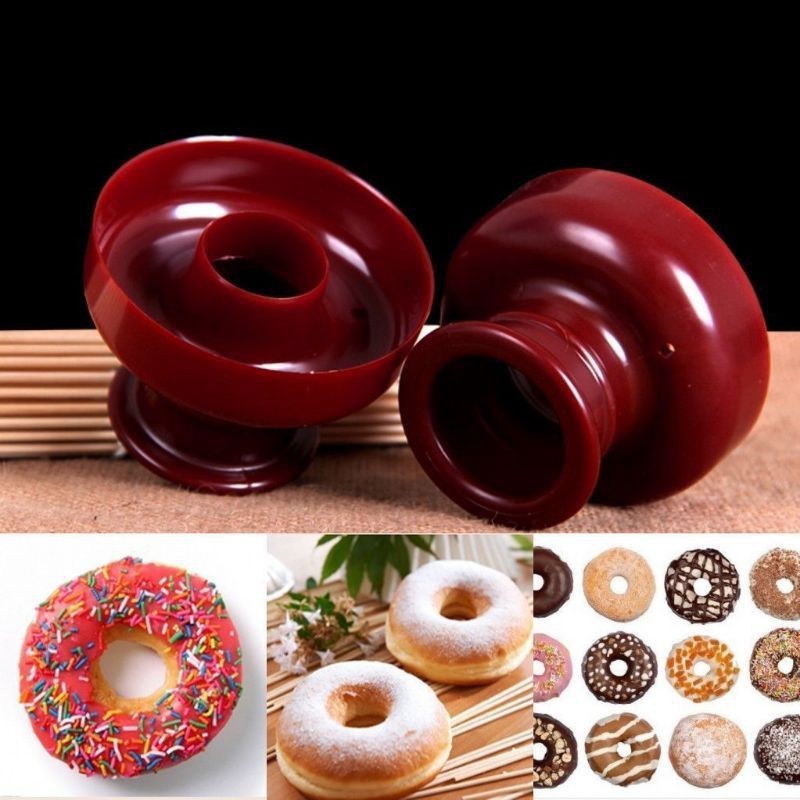 M1001 Donut Maker Cutter Fondant Cake Bread Desserts Bakery Mould Mold Baking Tools 甜甜圈