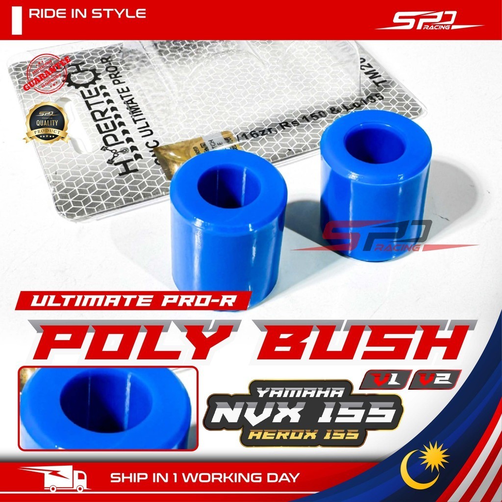 NVX Poly Bush I CNC Ultimate PRO-R Hypertech For NVX 155 V1 V2