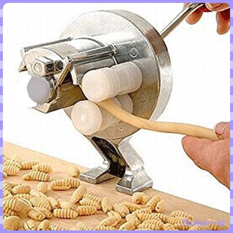 [FlameerMY] Manual Pasta Maker Attachments Kitchen Gadget with Hand Crank Portable