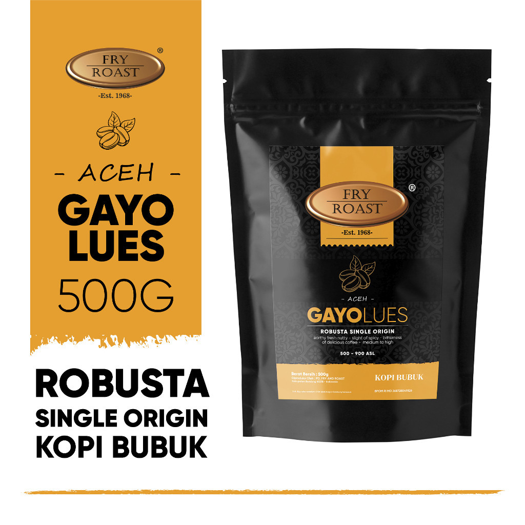 Essential Have Aceh GAYO LUES ROBUSTA Coffee 500 Grams (Seeds/Powder) - Image 3