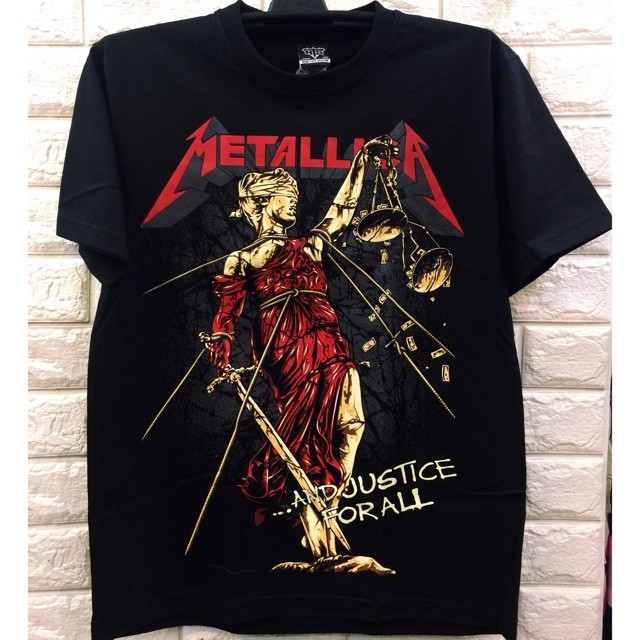 Premium Cotton -Rock Band Metallica Black Shirts For Man Woman Tshirt