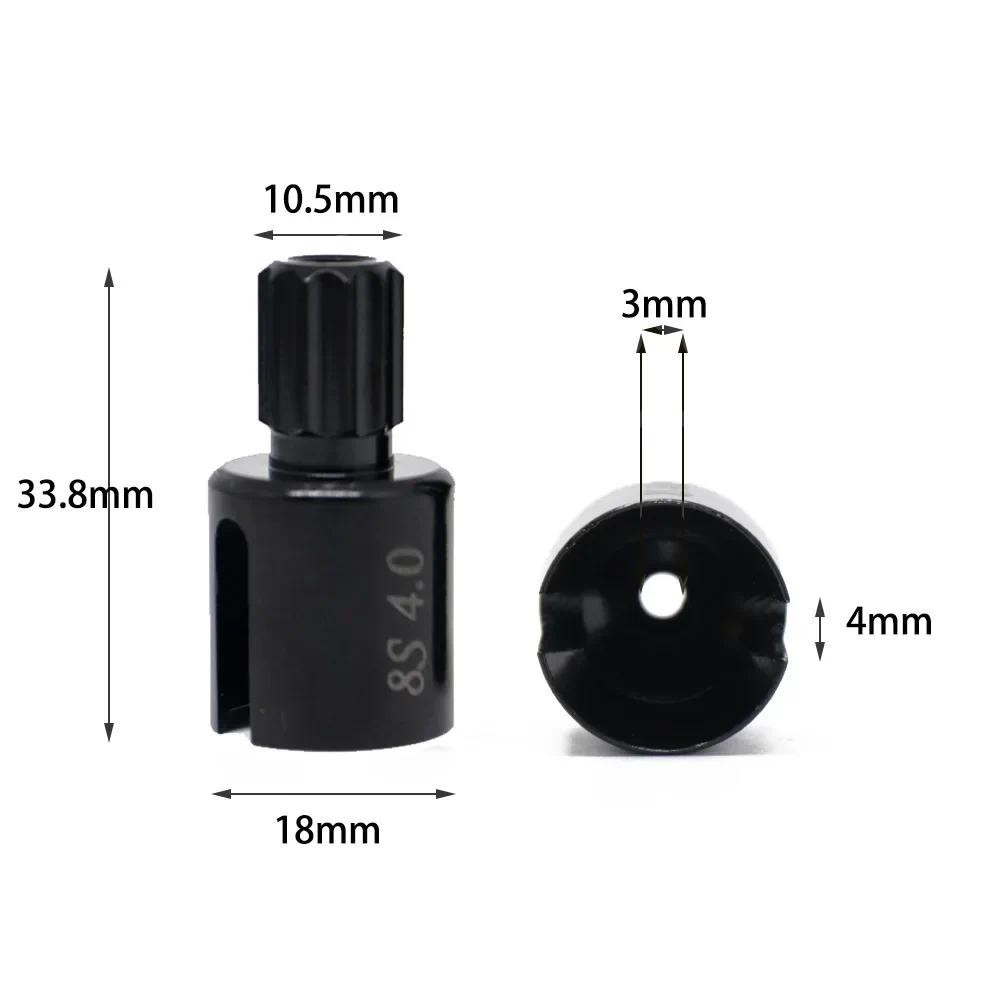2pcs Harden Steel Drive Cup For Traxxas X-Maxx XMAXX 1/5 6S/8S 7754X RC Car Upgrade Parts Accessories Upgrade Parts Rc Model Crawler Car Truck Buggy