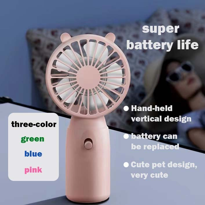 Kipas Mini Fan Mini kipas berdiri portable fan USB Charge Battery flower fan Cooling Small kipas kecil bunga