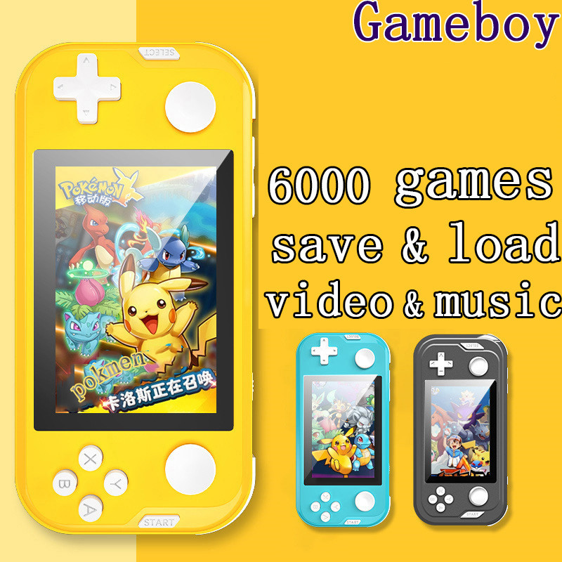 New!! Pokemon Portable GBA Retro Handheld Game Console IPS Screen Video Game Consoles Classic Gaming Emulator gameboy advance  PSP Best Gift For Kids present GBC Super Mary