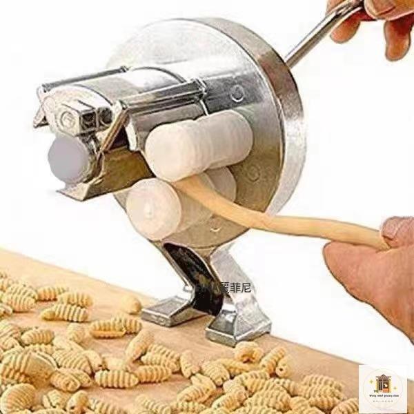 [Ready Stock] Spaghetti Manual Noodle Grinder Old Style Noodle Maker Hand-Cranked Dim Sum Noodle Presser Pure Handmade Aluminum Alloy Noodle Presser Manual Operation Food Production Equipment面条机 手工意大利面搅面机