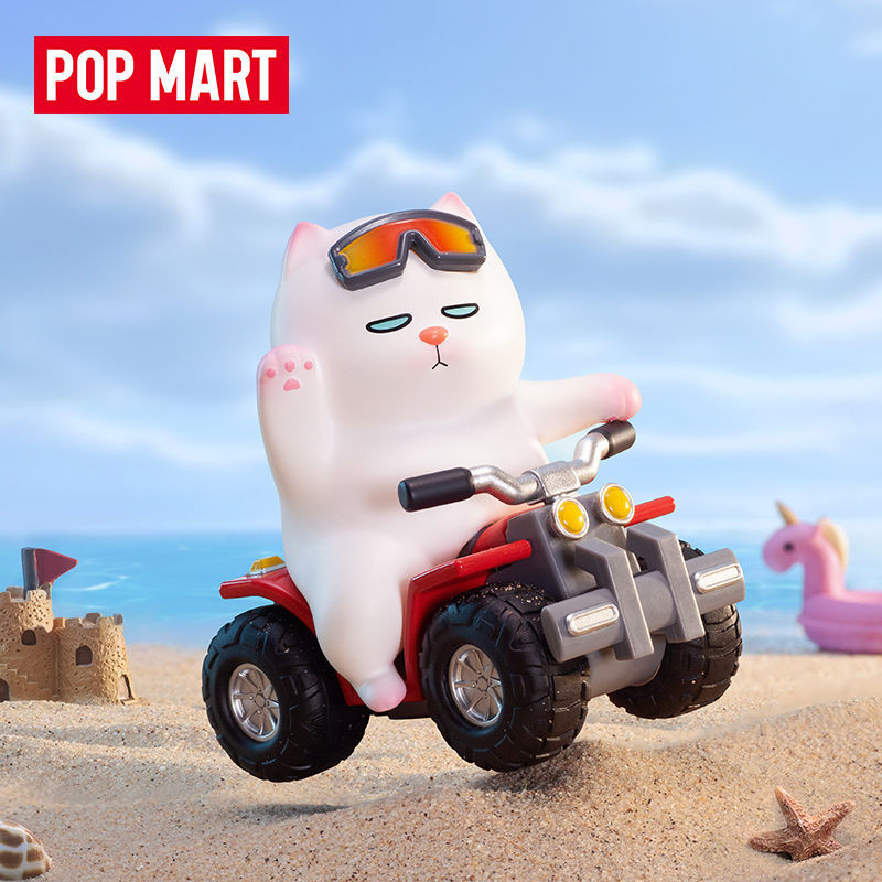 [Official Authentic] Leisure Holiday Series vivicat Figure POPMART POPMART Confirm Trendy Play Decoration