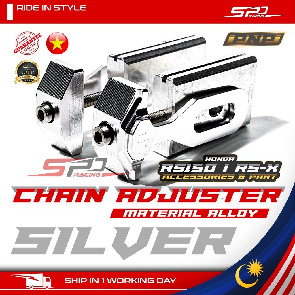RS RSX Chain Adjuster Alloy I New Design I PNP For RS150 RS-X HONDA I WINNER X