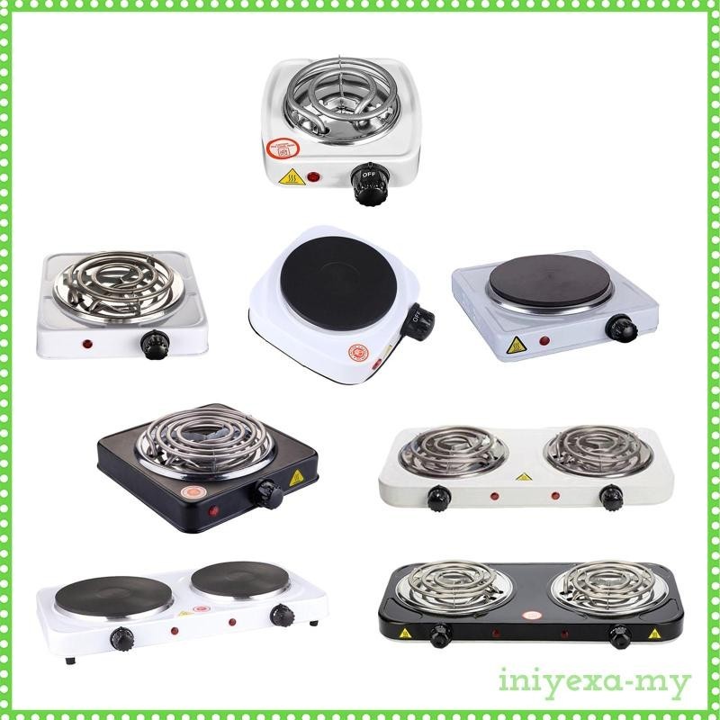 [IniyexaMY] Electric Cooktop with Burner, Compact And Portable, Adjustable Temperature Heating Plate