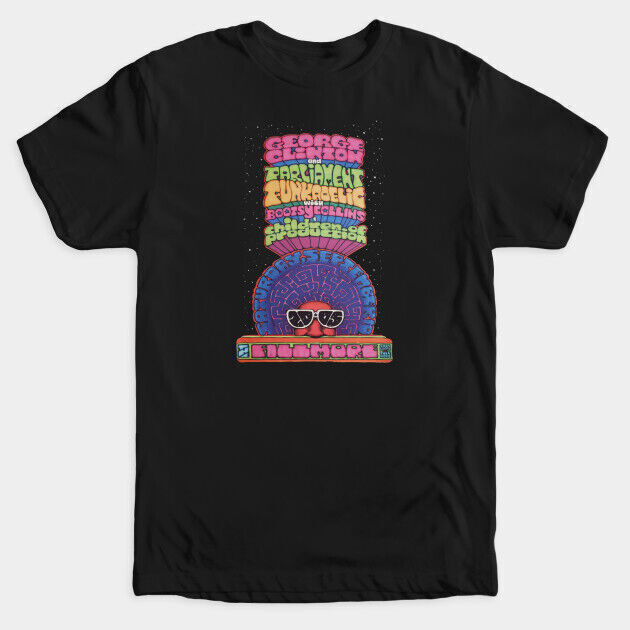 George Clinton Funk Musician Funkadelic Parliament T-Shirt P-Funk Bootsy Collins