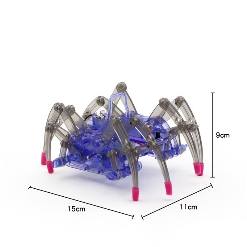 Multi Reliable GIFTED EDUCATION DIY Spider Walking Robot Science Educational ElectricToy Assembling Kit Gifts - Image 3