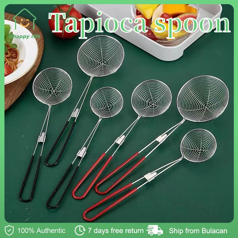 Tapioca Spoon Pearl Scooper Milk Tea Filter Scooper Strainer Spoon 29cm