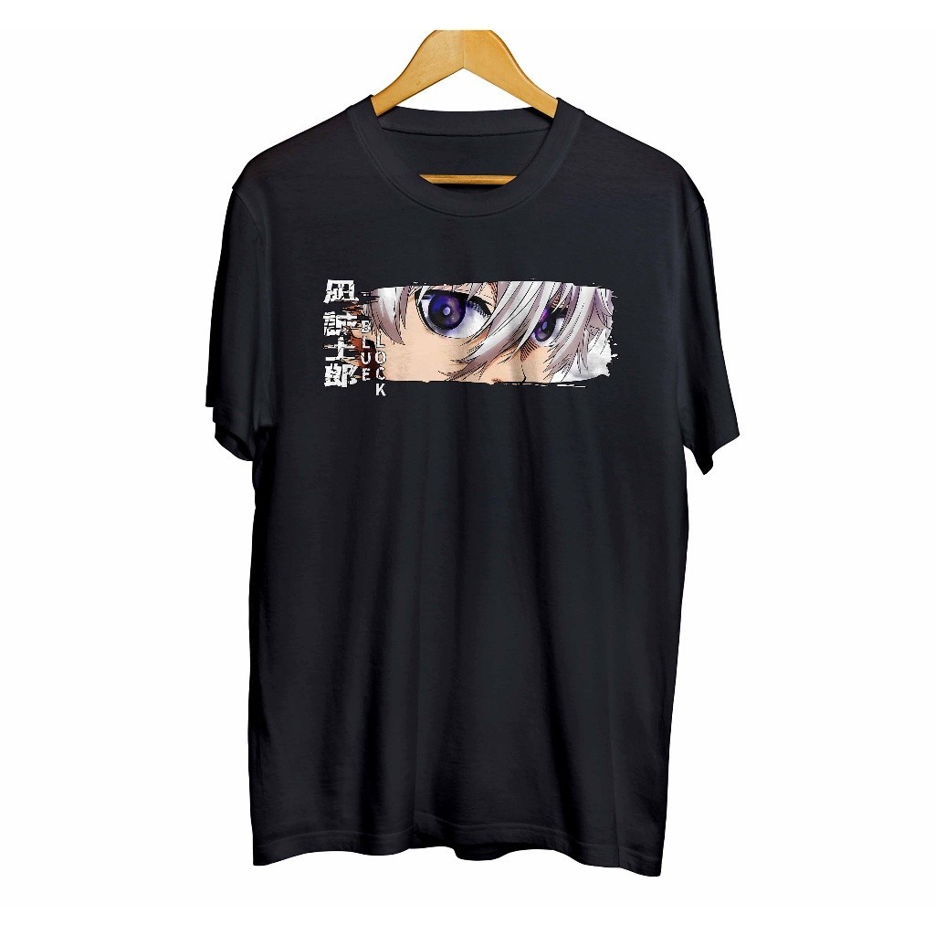(Print T-Shirt)Fashion Cartoon Anime infinite SEISHIRO NAGI EYES-BLUE LOCK 1 combed 30s
