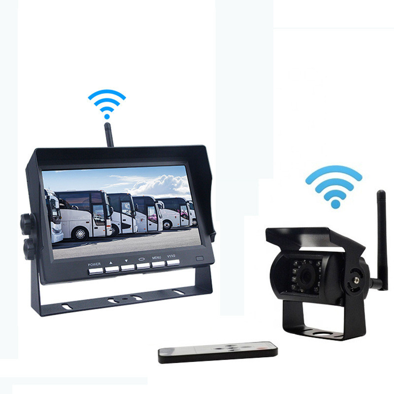 Passenger Bus Truck Harvester Surveillance Camera 7-inch Vehicle-mounted Wireless Reversing Image Display One One