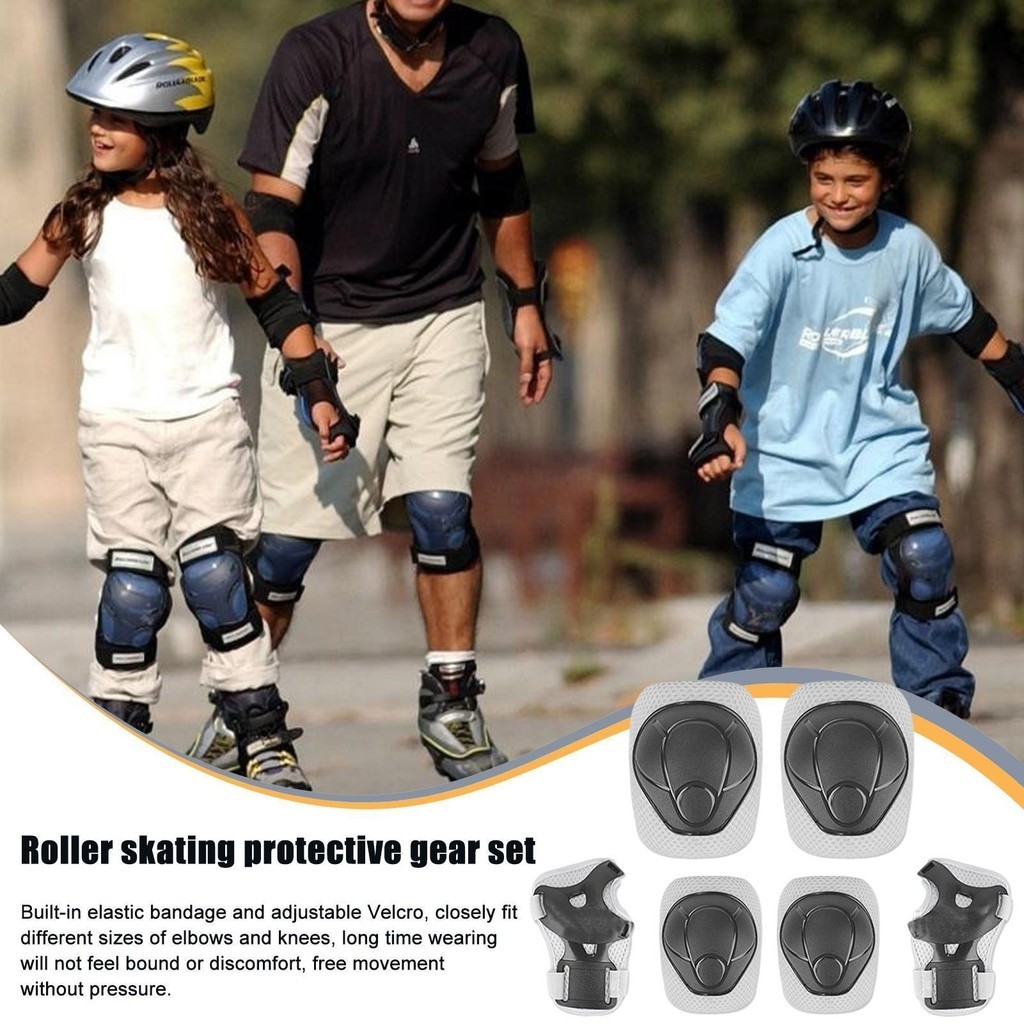 Skating Protective Gear Set Comfortable Roller Skating Protective Gear for Elbow Extreme Sports Enthusiasts tdemy tdemy