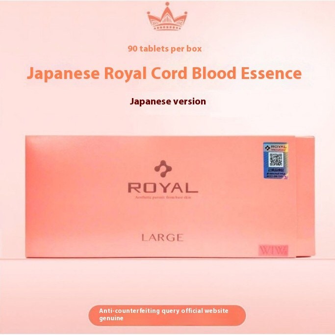 Japan ROYAL Umbilical Cord Blood Drainage essence Solution Water Replenishment Hyaluronic Acid Repair Contraction Water Light Needle essence