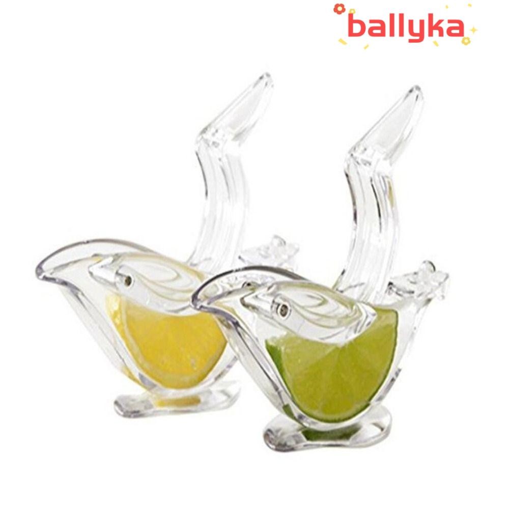 BALLYKA Mini Juicer, Kitchen Tools Transparent Manual Lemon Squeezer, Acrylic Handheld Portable Press Orange Juicing Tool Anti-Corrosion