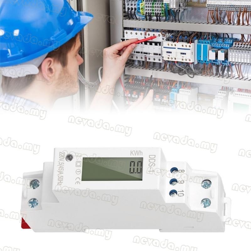 Nevʚ ɞ Compact Single Phase Electricity Meter Reverse Lockes Versatile Electric Meter