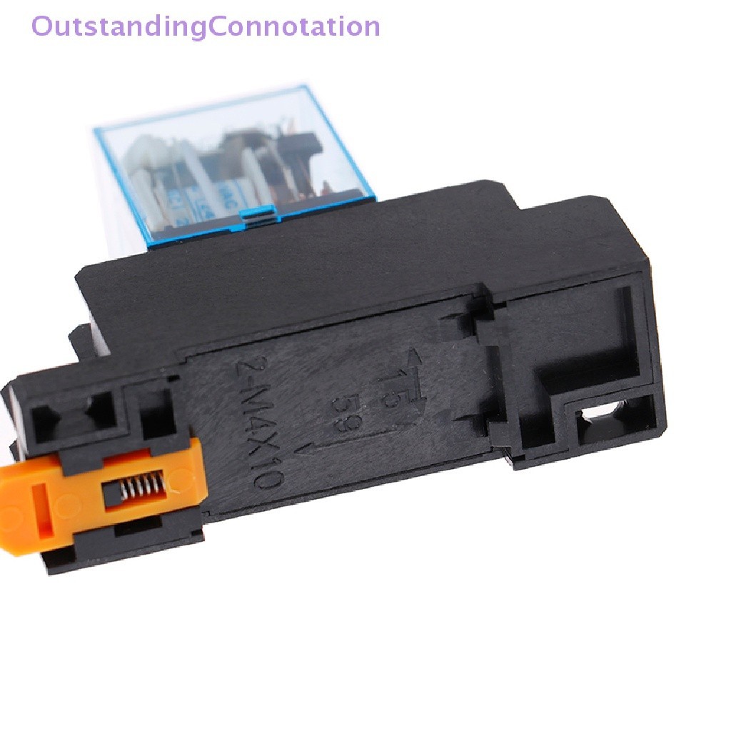 Have Must OutstandingConnotation AC220V 12VDC 24VDC 24VAC 5A 8PIN Coil Power MY2N-J Relay HH52P Socket Base New - Image 4