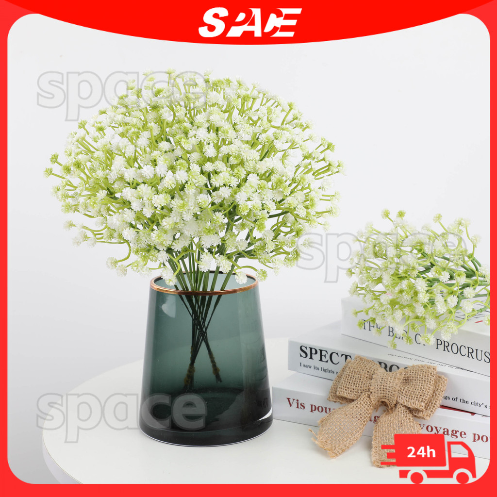 [1 PC] New Baby Breath Hand Bouquet Flower Artificial Flower bunga hiasan ruang tamu Deco Wedding 花束