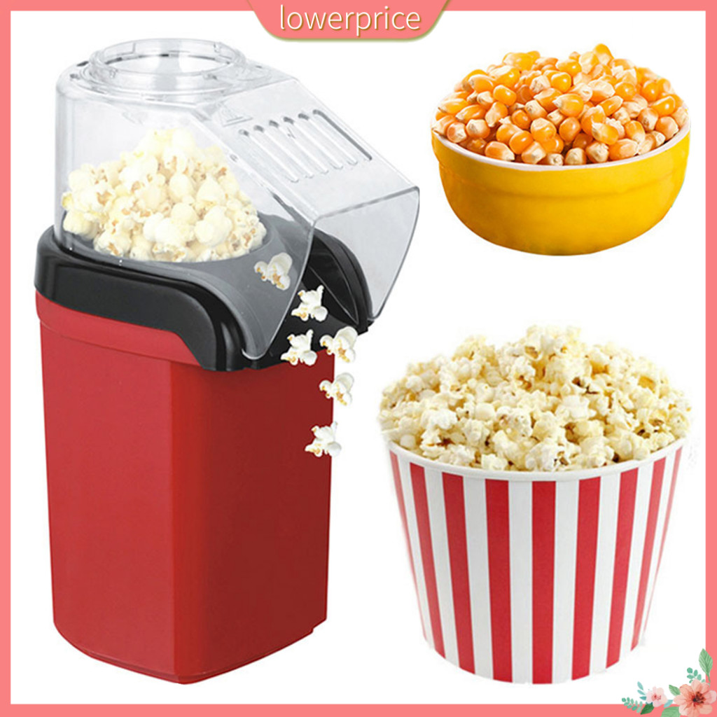 {lowerprice}  Unique Corn Popcorn Maker Popcorn Maker Machine 1200w Electric Popcorn Machine Us Plug Bpa-free Mini Popcorn Maker Kitchen Supplies High Popping Rate Food Safe