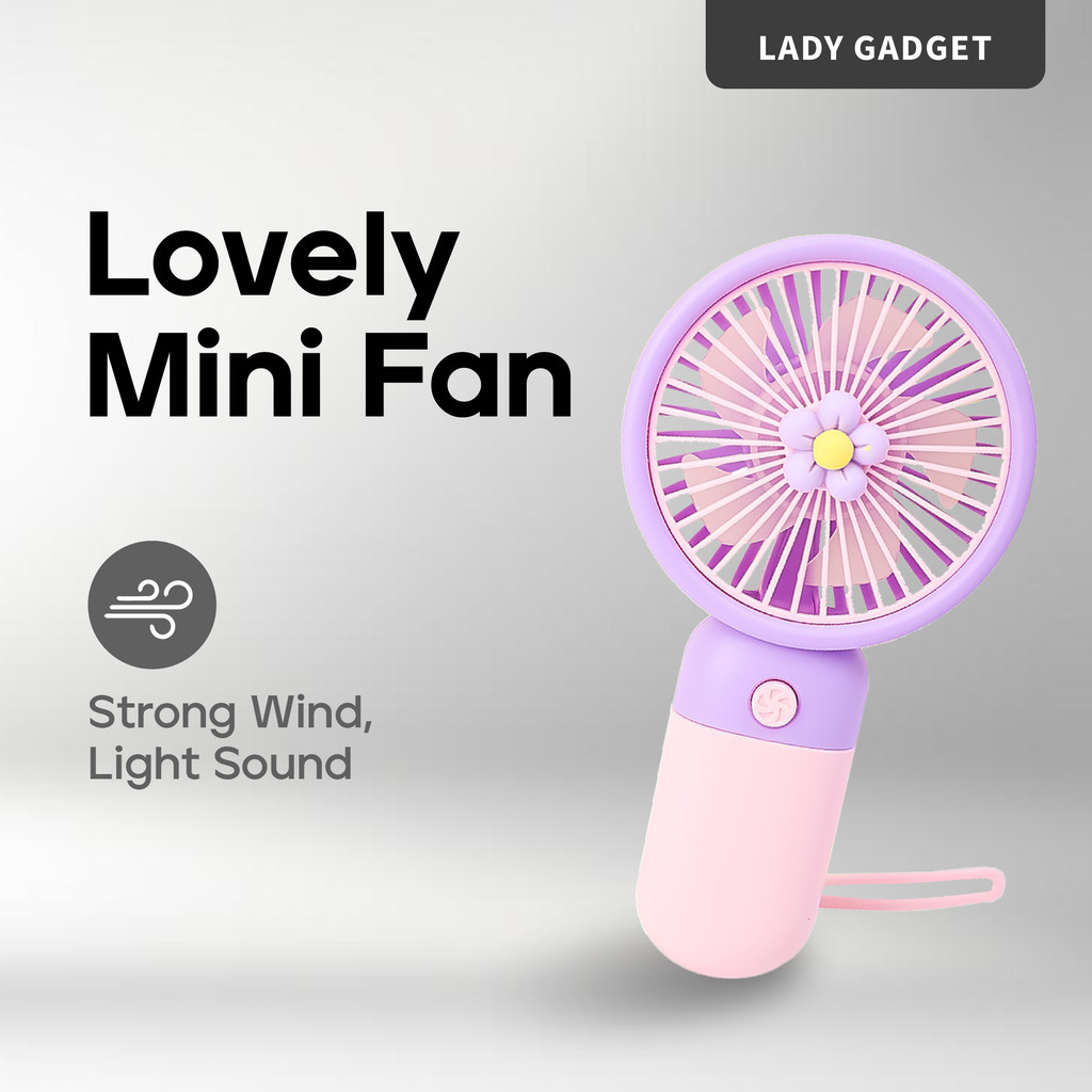 Cute Portable Hand Table Mini Clip Fan USB Charge Battery Desk Cooling Small Kipas YM88146B