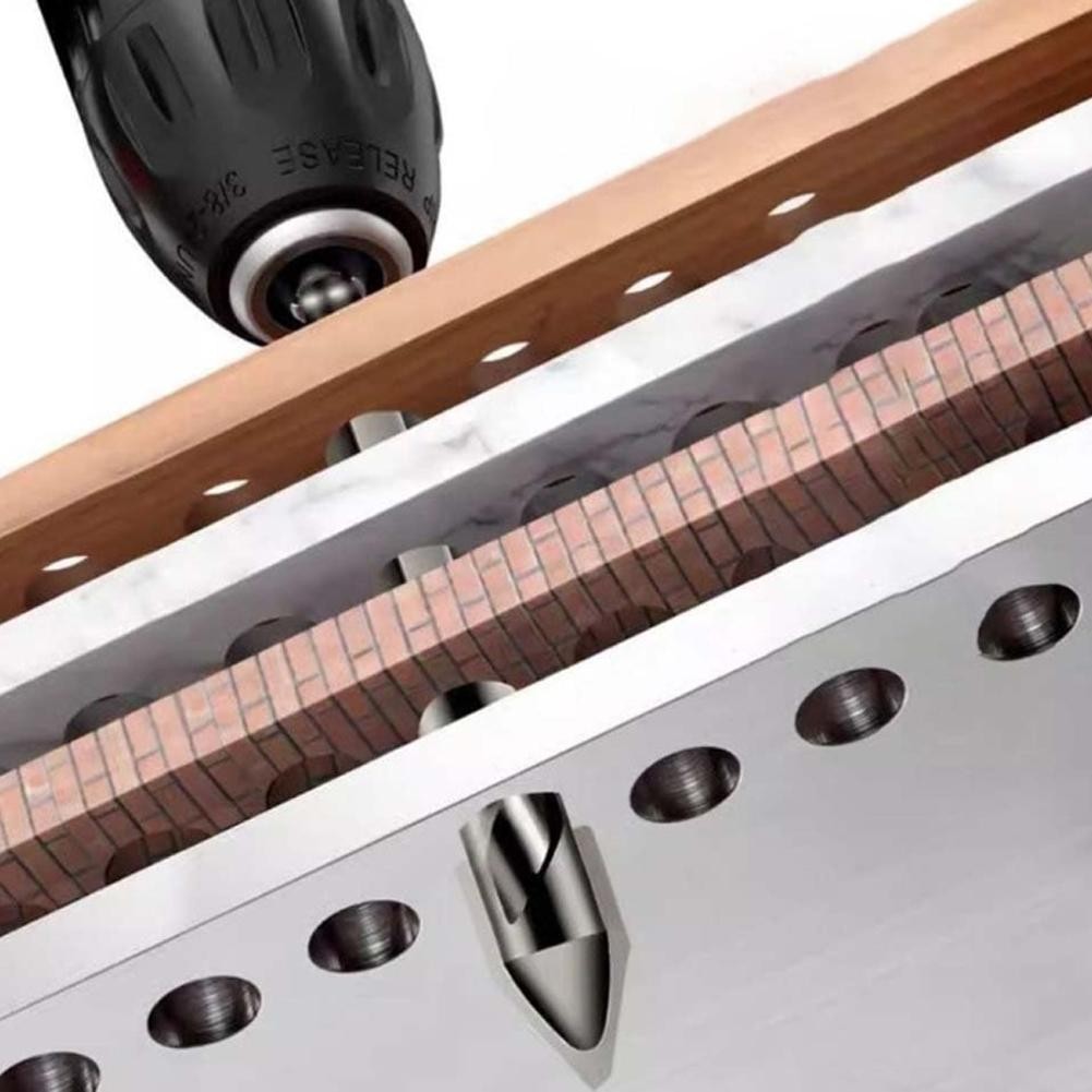 Tool Heavy Special Crooked Tip Eccentric Drill Bit Set Concrete Masonry Metal Glass Drills Hexagonal Shank Alloy Mult... - Image 2