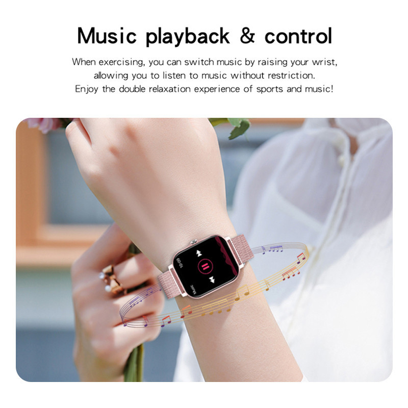 Digital Timepiece 2023 New Women Men Smart Watch 1.69 Full Touch Screen Fitness Tracker Bluetooth Call Clock Ladies X... - Image 5