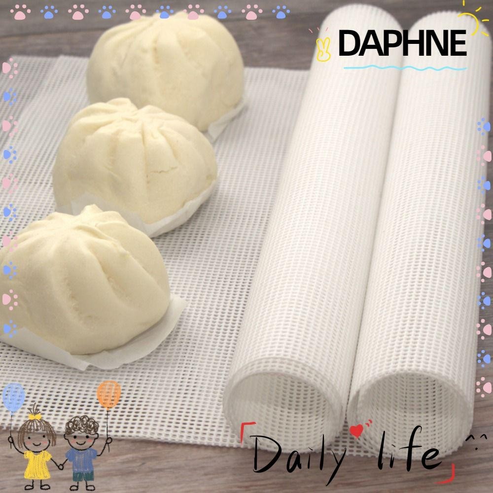 DAPHNE-HOME 1Pcs Dehydrator Sheets, Reusable Oven Kitchen Accessories Steamer Mesh Pad, Square Food Fruit Dryer Silicone Non-Stick Baking Mat