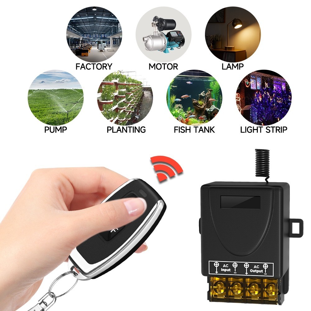 Purpose Versatile Cerhot 30A Wireless Switch Remote controller AC 100V-250V Relay Control RF Light Hous Have Must - Image 4