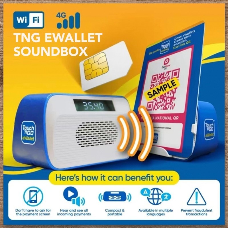 【】【Merchant Use-Full Service】Ready stock Touch 'n Go eWallet Soundbox Duitnow ONEXOX Nano Sim Card for Touch n Go