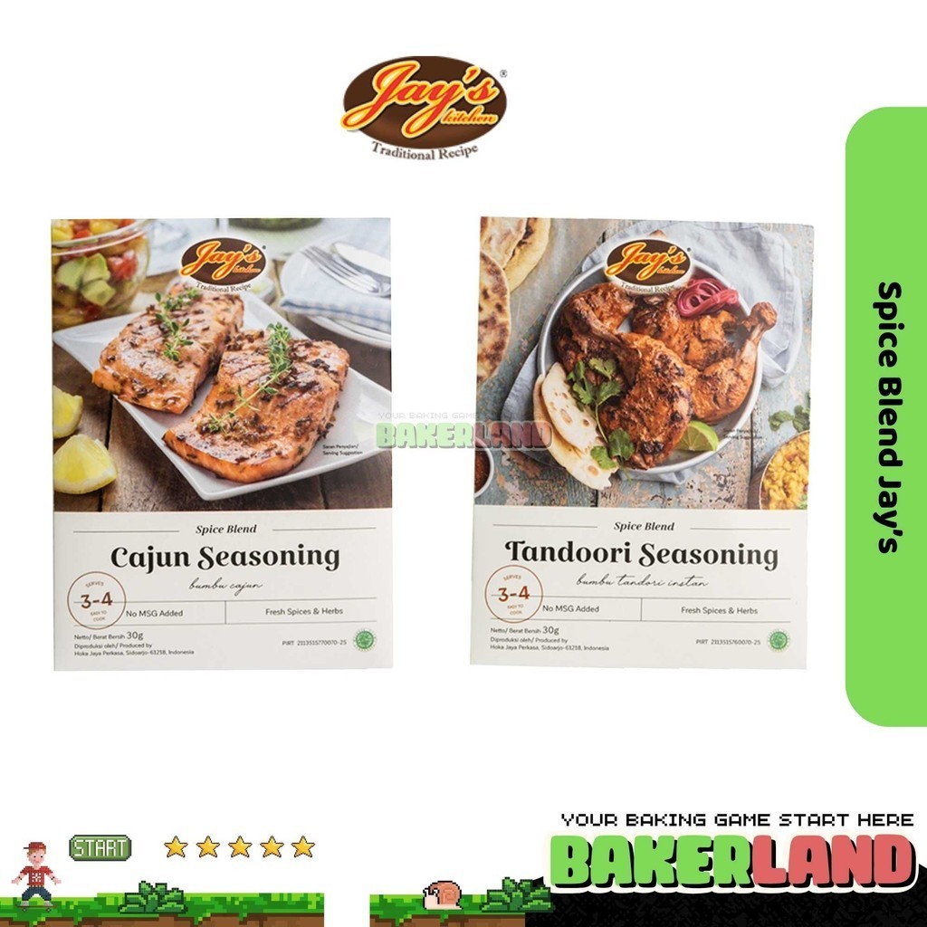 Jay's Tandoori Seasoning Spice Blend /Jay's Seasoning Spice Blend / Cajun Seasoning / Jay's Spice Blend / Jay's Kitchen Cajun Seasoning Spice Blend / Instant Seasoning / Seasoning / Tandoori Seasoning