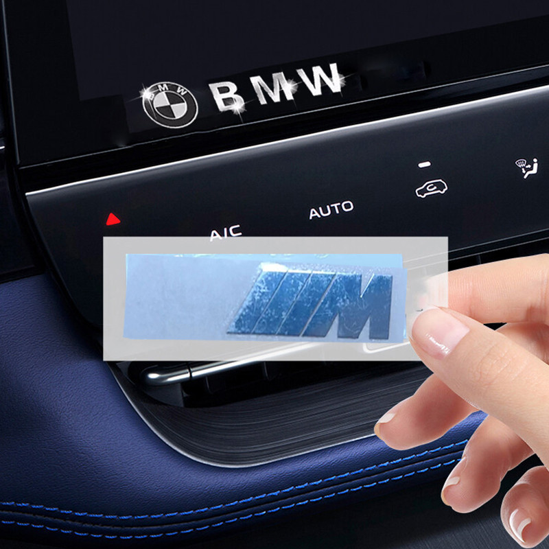 [Ready Stock] BMW M Logo Creative Metal Decoration Waterproof Sticker for BMW E46 E39 E90 E36 E60 E34 E30 F30 F10 F15 E53 E38 X5 E53 X6 X1 X3 M3 M5