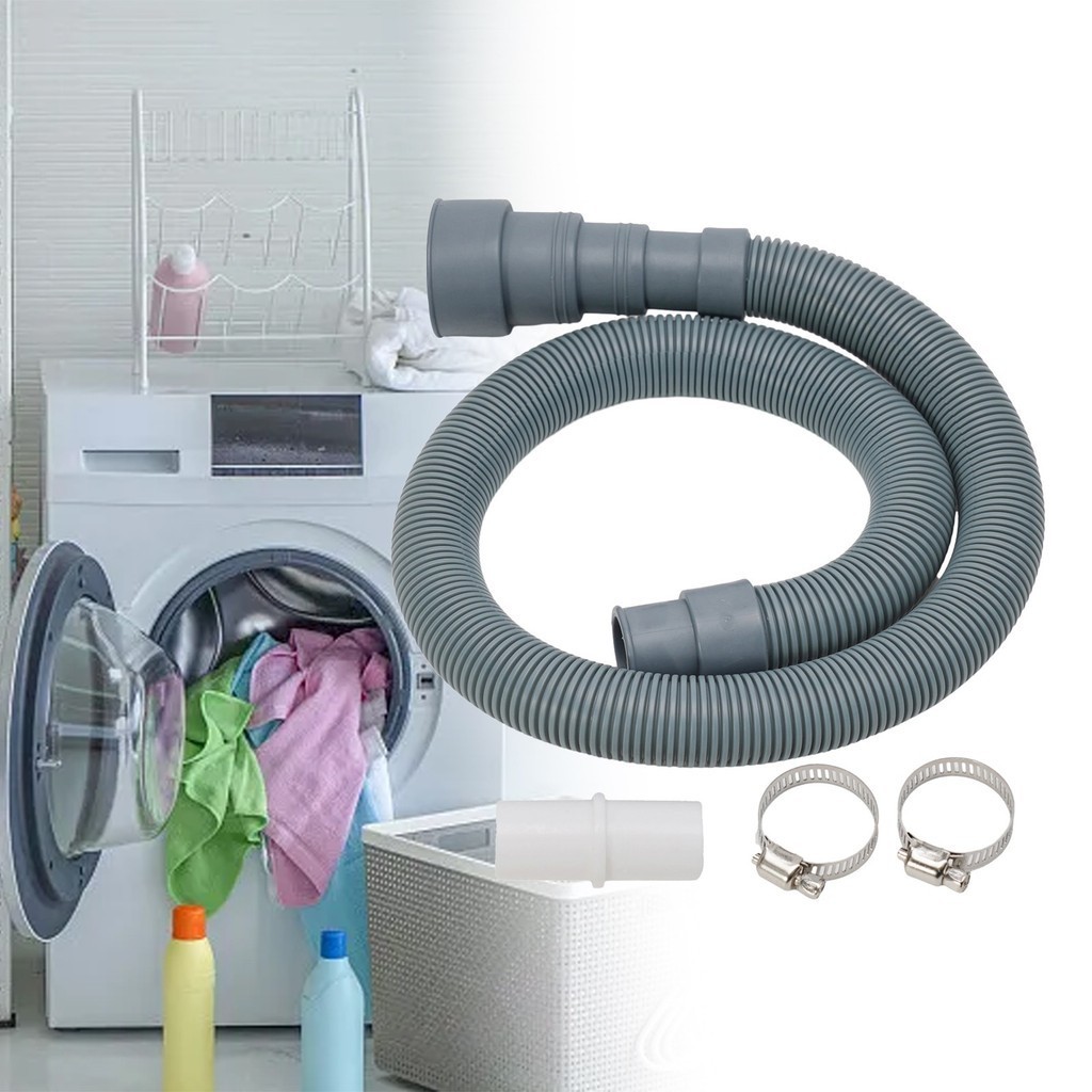 <TWILIGH>  Washing Machine Dishwasher Drain Waste Hose Extension Pipe Kit