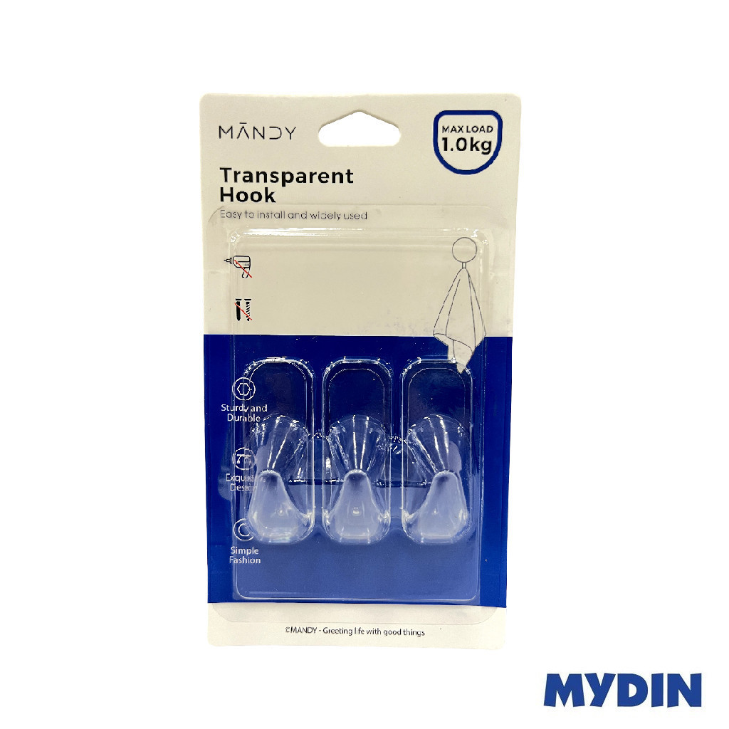 Mandy Transparent Hook (3's) 2311WM185-012