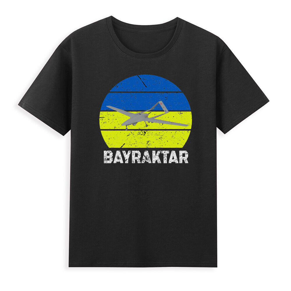 Bayraktar Tb2 Turkish Drone Bayraktar Retro Men'S T-Shirt Ukrainian Tee