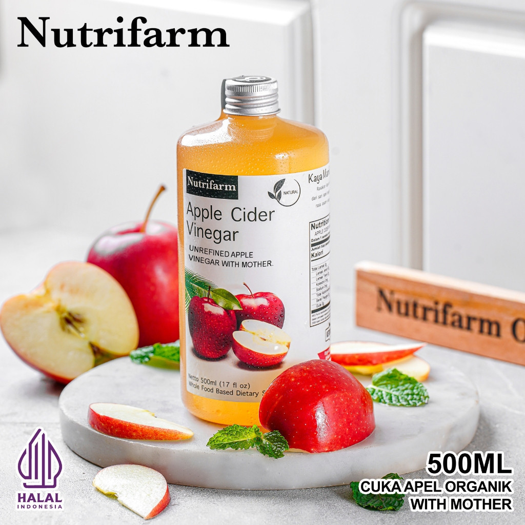 Essential Multi Apple Cider Vinegar Organik Tulen 500ml Cuka Epal Premium Mother Ready Must - Image 3