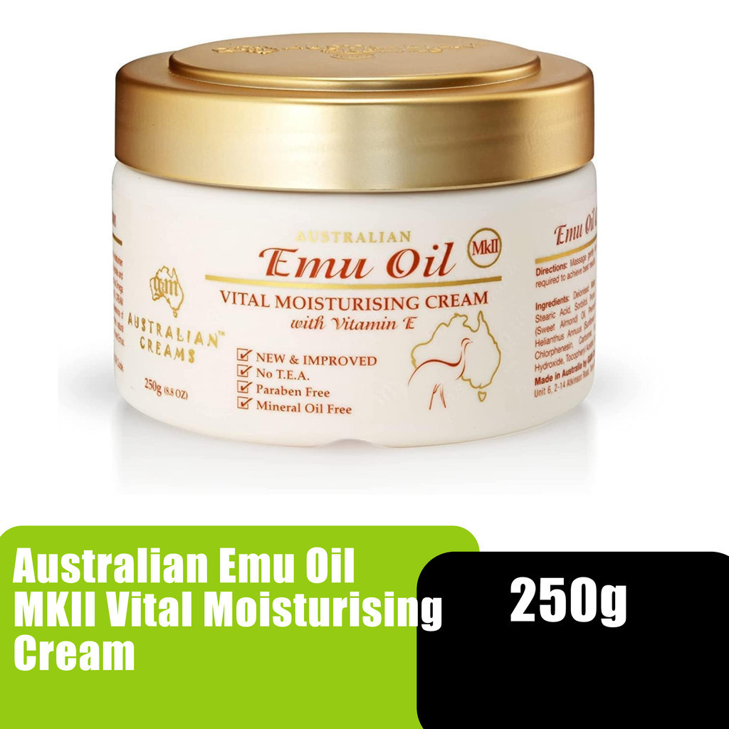 G&M Australian Cream MK Cream II Emu Oil Vital Skin Moisturizer Cream - 250g