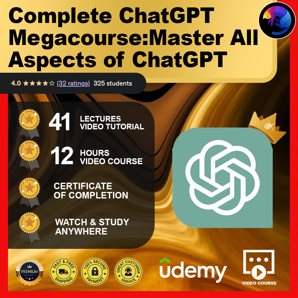 [Video Course]Complete ChatGPT Megacourse: Master All Aspects of ChatGPT