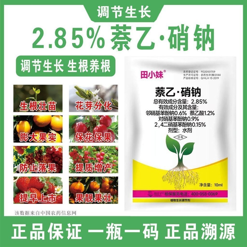 Affordable (Hot Pot) Hot Potene Sodium Naphthyl Acetic Acid Growth Regulator Root Agent Preserving Flowers Preserving Fruits Bulking Fruit Increase Production Agricultural Regulator Powerful