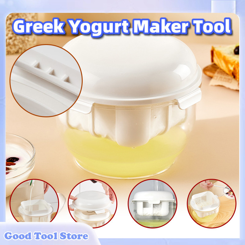 Greek Yogurt Maker Tools Yogurt Filter Reusable Milk Filter Cheese Whey Separator Water Draining Fine Mesh Strainer