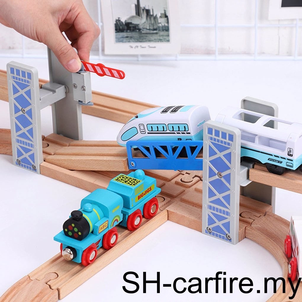 Imaginative Wooden Double Deck Bridge Fun And Educational Realistic Safe And Durable Gifts Wood As Shown