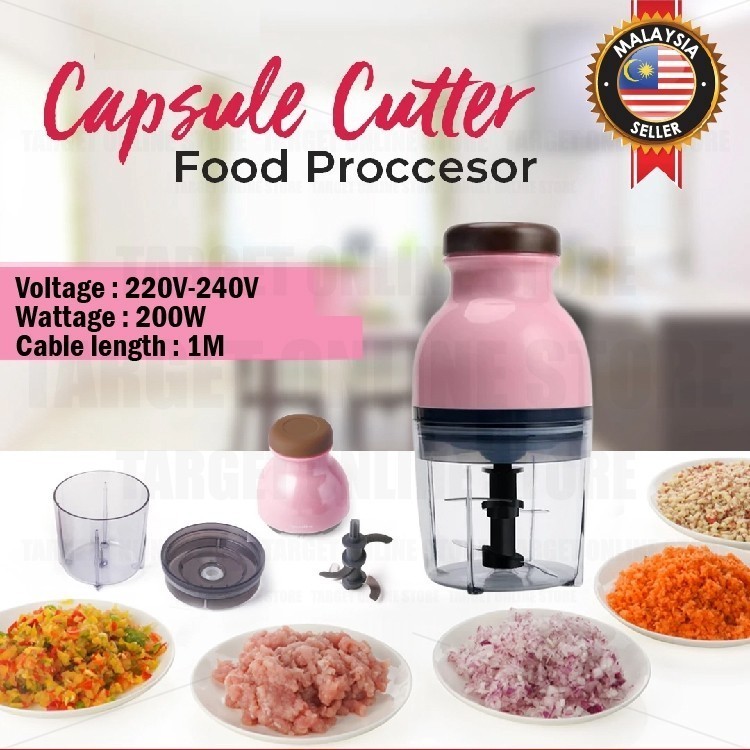 Capsule Cutter Quatre Food Processor  Blenders,Mixers Grinder Chopper/Pengisar Makanan