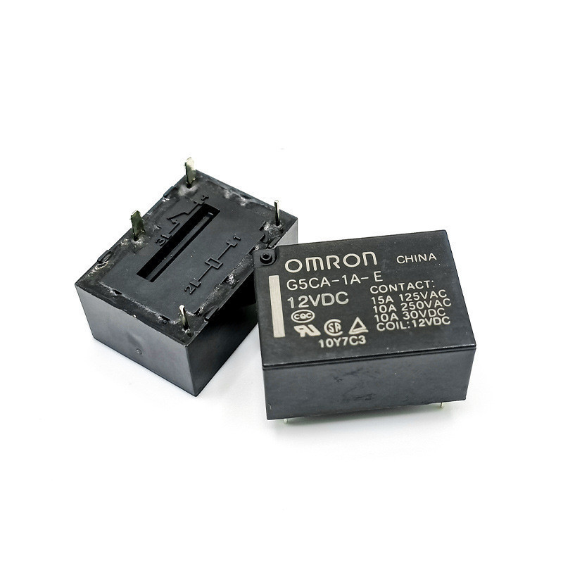 Original Omron Relay G5CA-1A-E-5VDC/12VDC/24VDC Genuine 4-Pin 10A One Set Normally Open