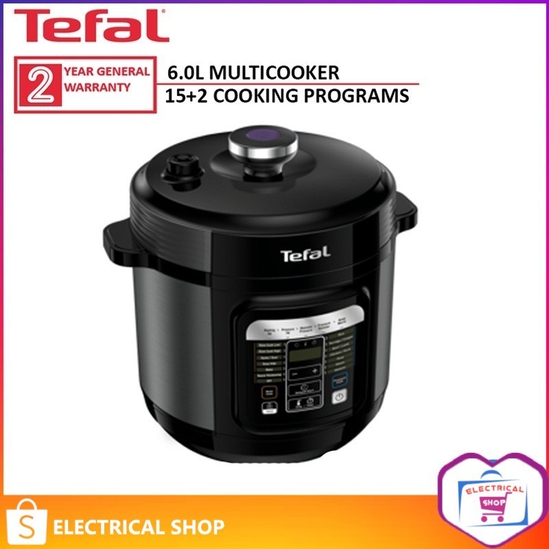 Tefal Multicooker Pressure Cooker Home Chef Smart 6L CY601D / Elba 6L EPC-N6082(BR) / Elba 4L 800W  EPC-N4062(BL)