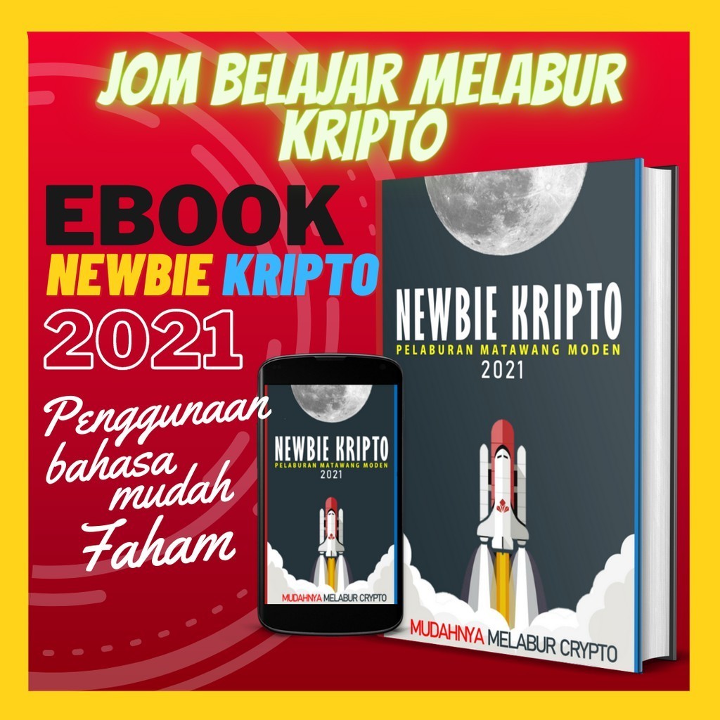 JGD Panduan Mudah Melabur Cryptocurrency: eBook Newbie Kripto 2021 - MUDAHNYA MELABUR KRIPTO Ready Stock