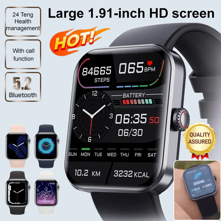 Smart painless blood sugar measurement sports watch HD large screen long battery life