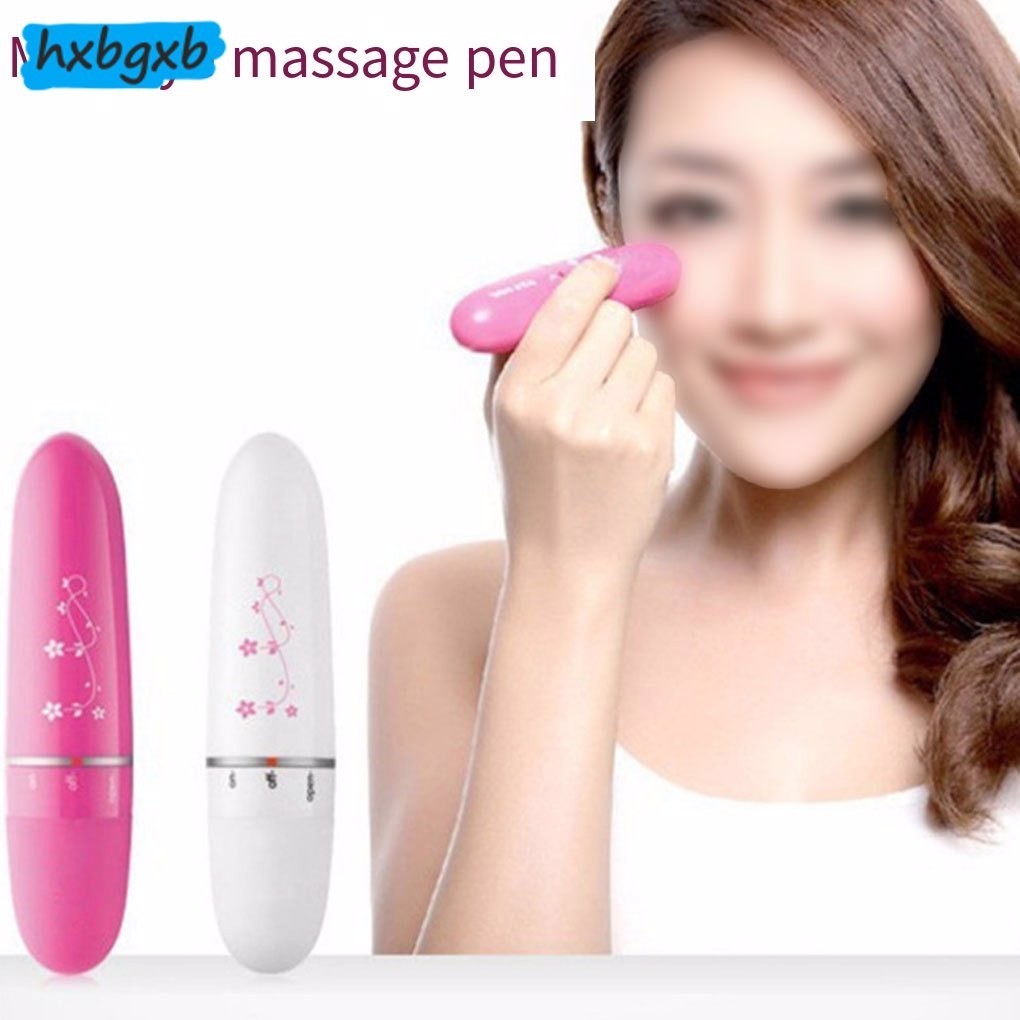 HXBGXB 1/2/3 Female Massage Pen Device Mini Beauty Electric Eyes Massager Wrinkles Dark Circle Battery Operated Facials Cosmetic