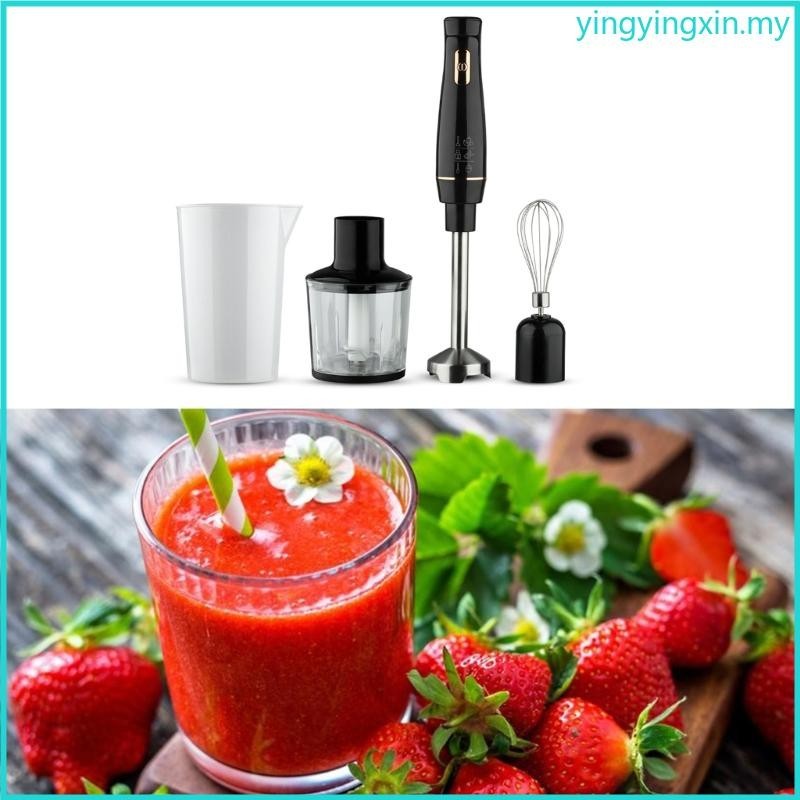 YIN Immersion Hand Blender Egg Beater  Processor Handheld Stick Blender for Smoothies Puree Baby  Easy to Use